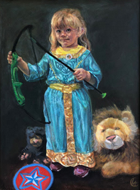 child with toys